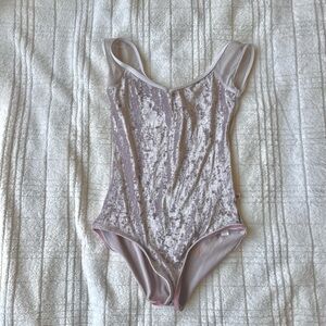 Yumiko cap sleeve leotard pink!